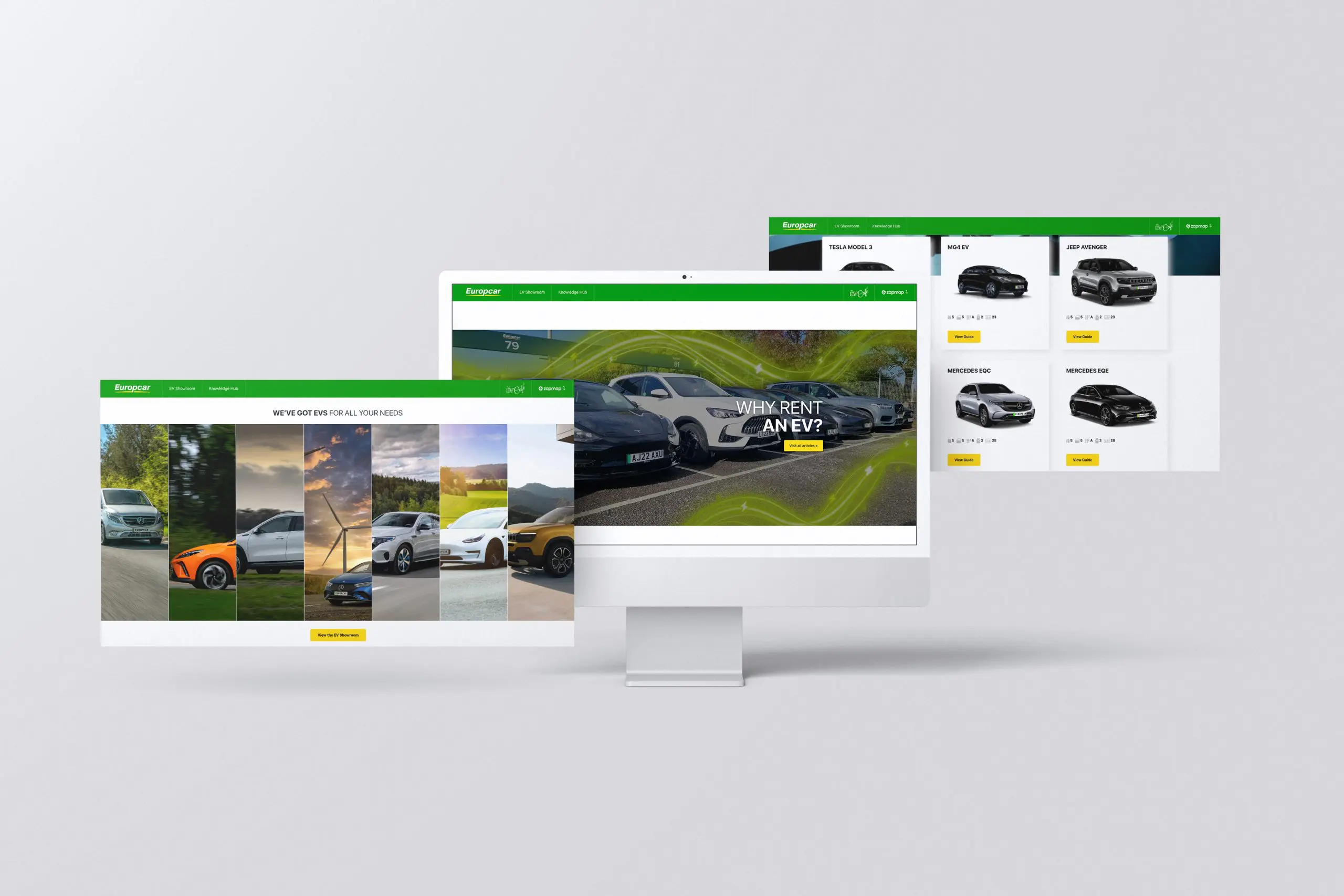 Europcar Ev Knowledge Hub Mockup