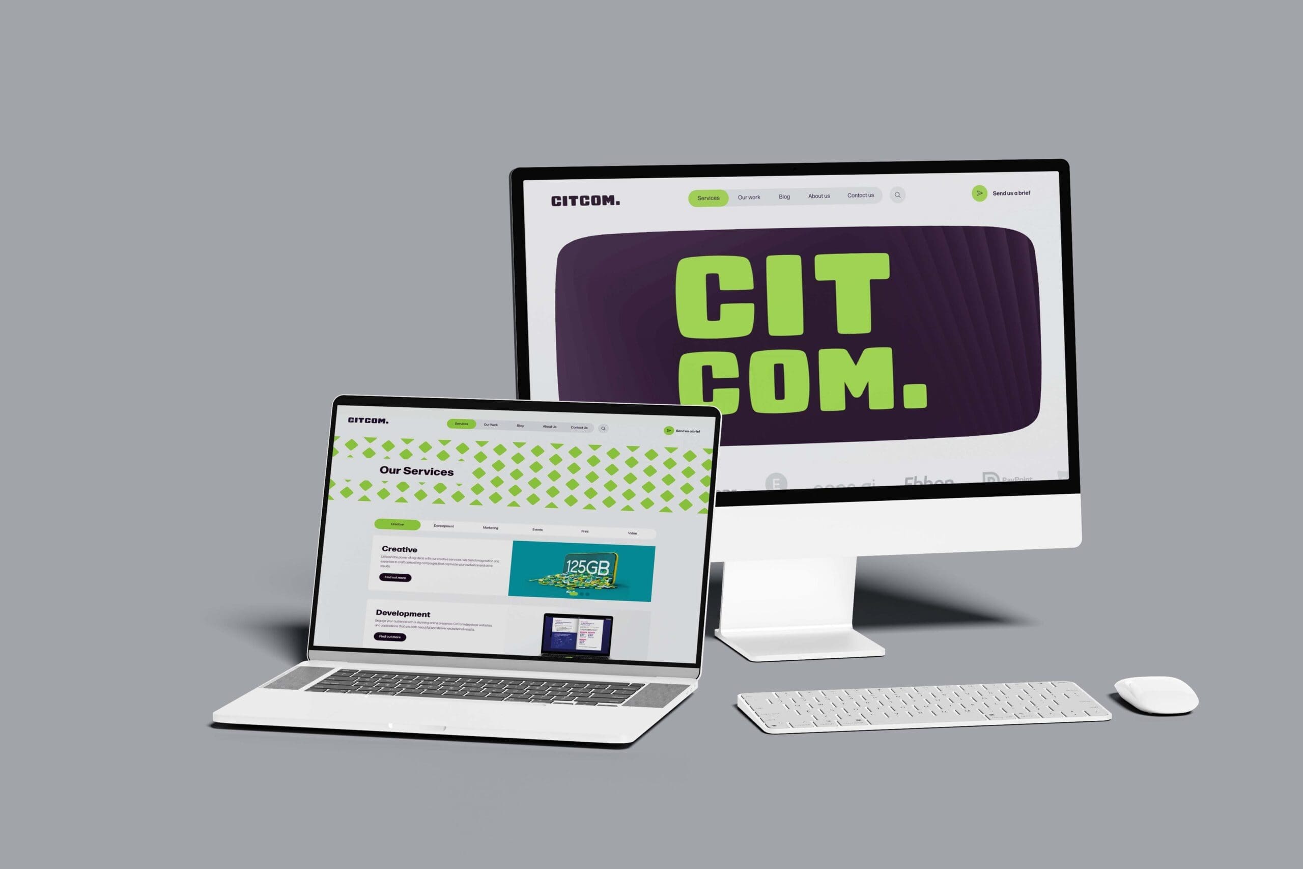 Citcom Website Mockup