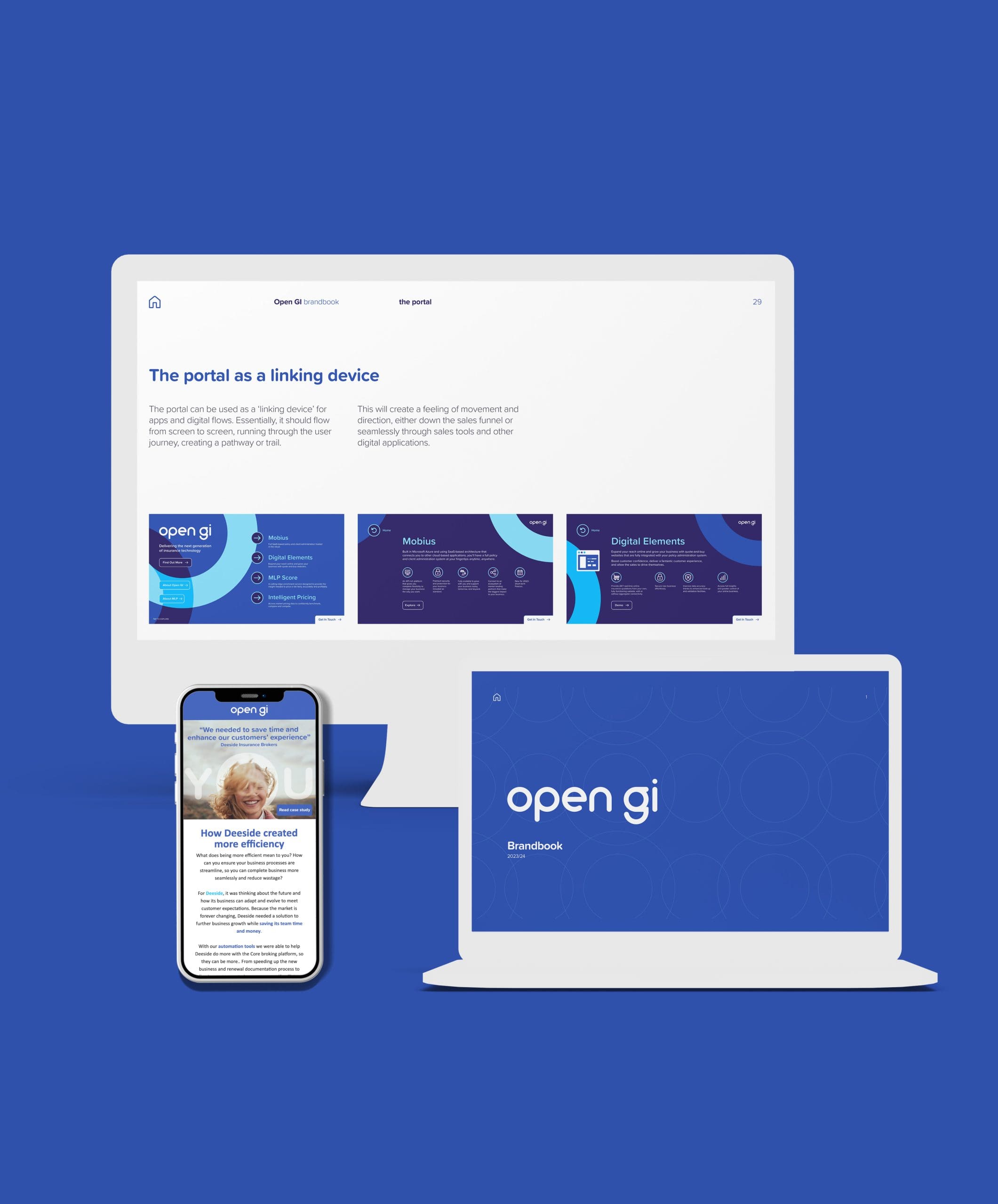 Open Gi Brand Book Mockup